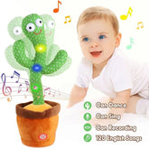 Rechargeable Cute Dancing Cactus Toy for Kids | Talking Dancing Shaking & Talk Back with Lights