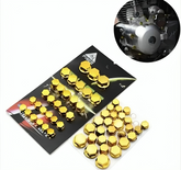 Bike Motorcycle Fancy Nut Bolt Cover – Universal Fit (Plastic, Random-Color)