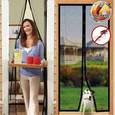 Premium Quality Mosquito Magic Mesh Set With 20 Wood Tacks 12 Hocks And 2 Mesh Panels 83x19.5 Inches